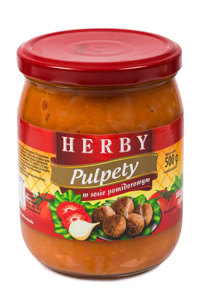 Herby 500g Pulpety w Sosie Pomidorowym