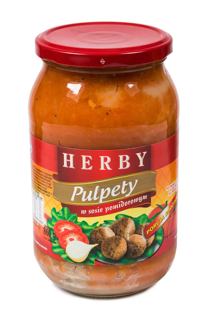 Herby 860g Pulpety w Sosie Pomidorowym