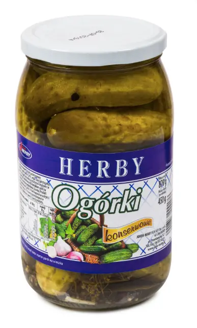 Herby 870g ogórki konserwowe
