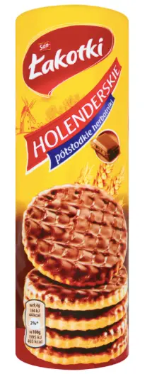 Ciastka Holenderskie w czekoladzie 168g