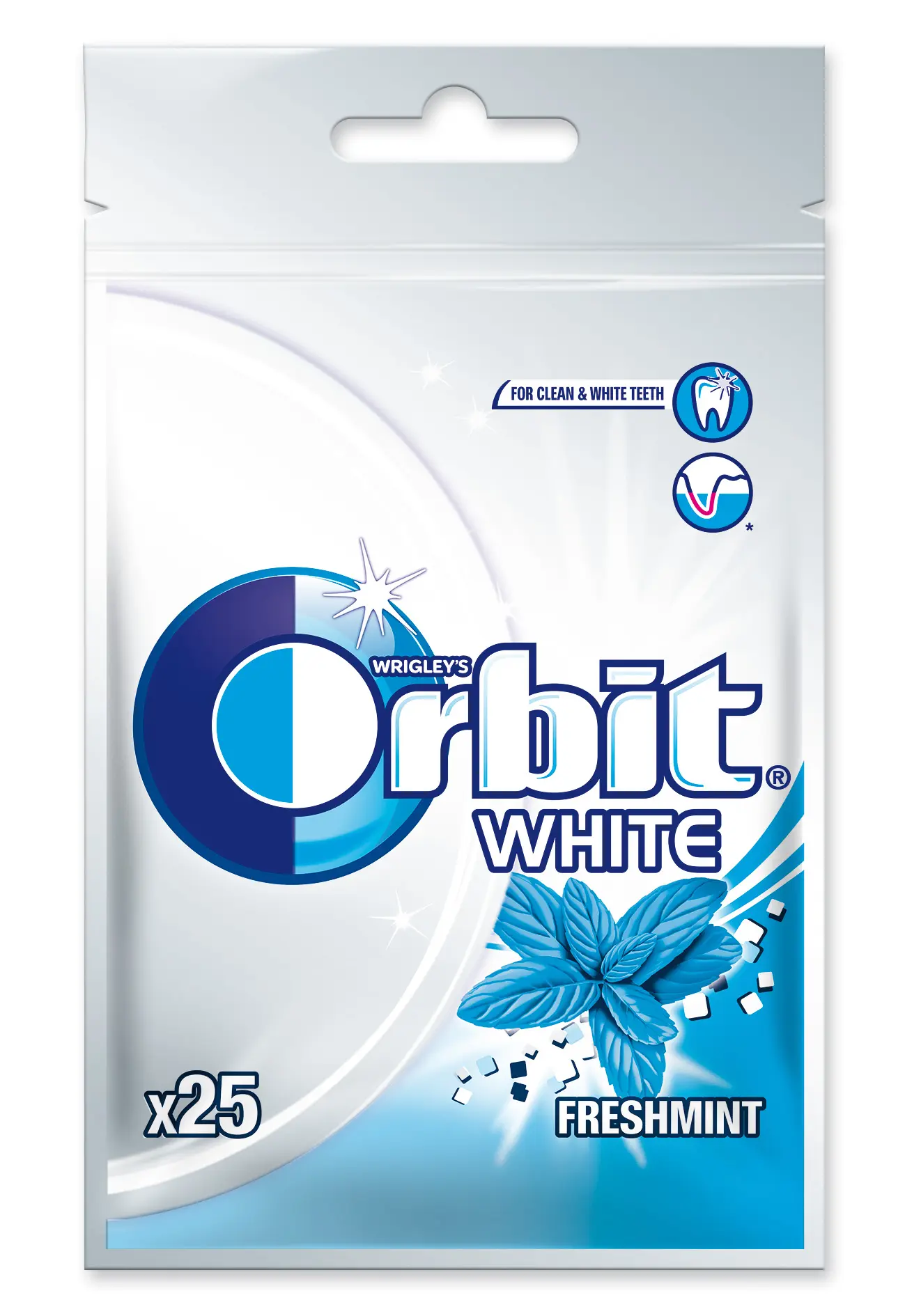 Guma Orbit Freshmint White torba
