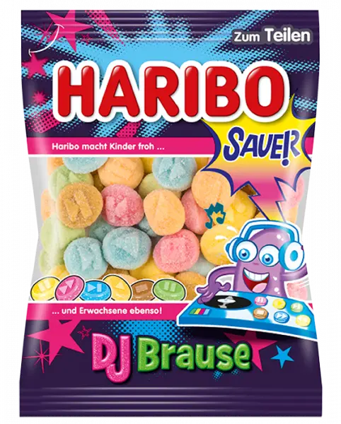 Haribo 175g DJ Brause Sauer