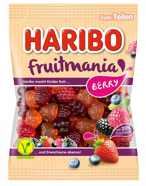 Haribo 175g Fruitmania Berry