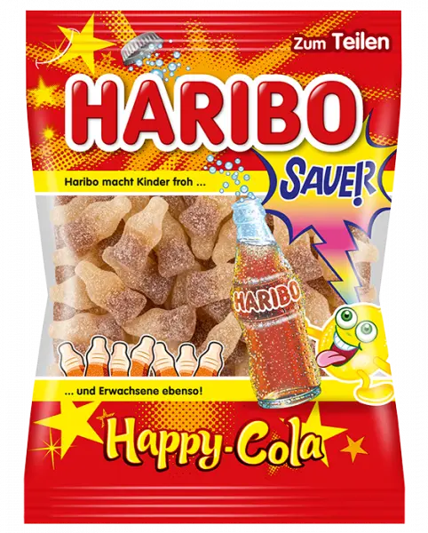 Haribo 200g Happy Cola Sauer
