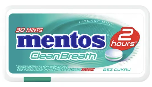 Mentos 2h Clean Breath intense mint