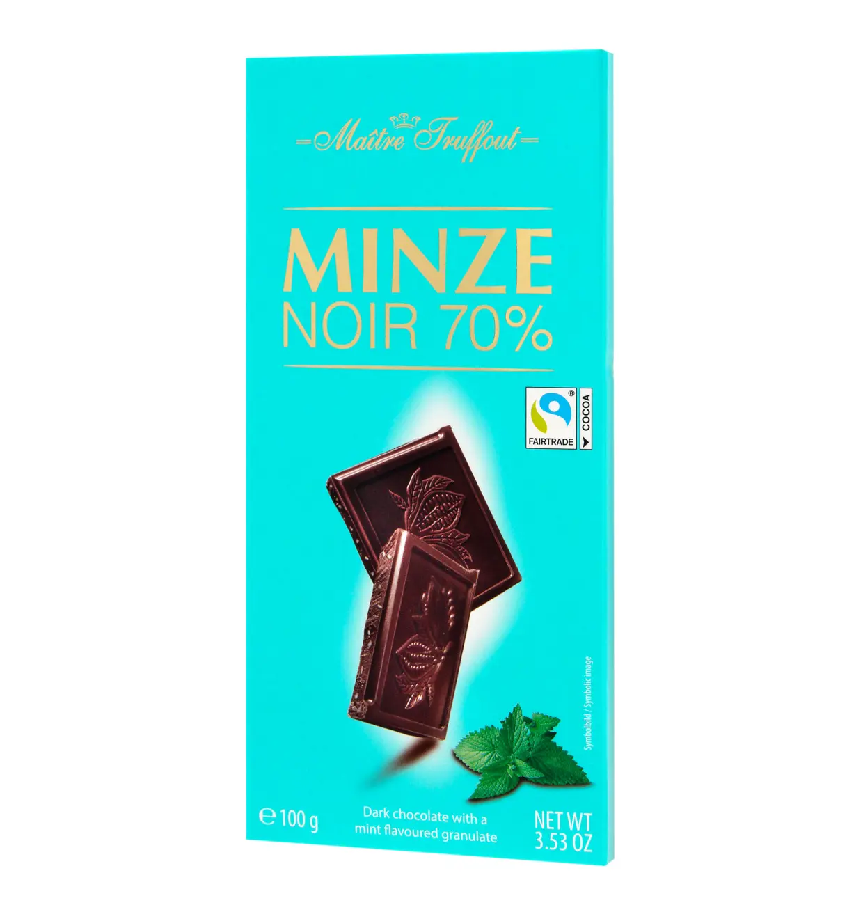 MT Czek.100g Dark Chocolate 70% with Mint Flavour