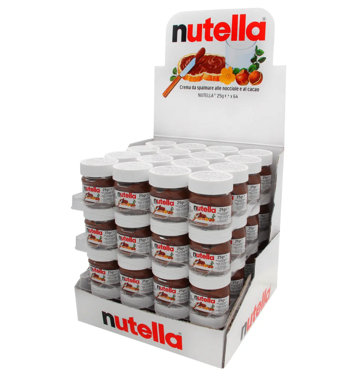 Nutella 25g display