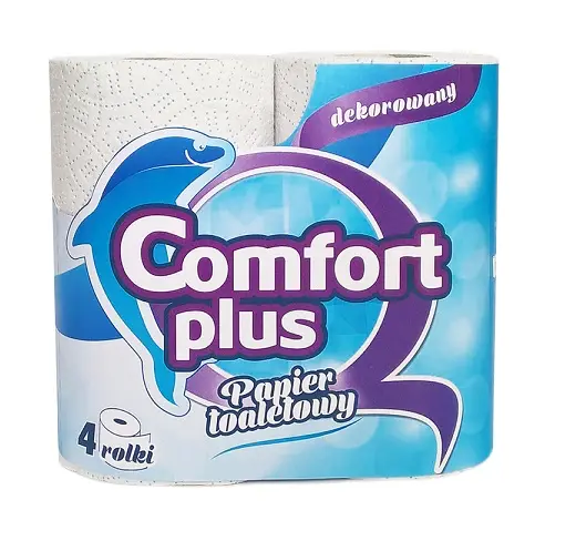 Papier toaletowy Comfort plus dekorowany 4szt