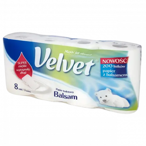 Velvet Papier toaletowy Balsam 8szt
