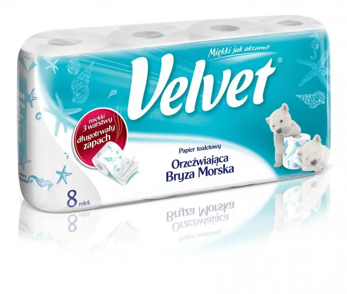 Velvet Papier toaletowy Bryza morska 8szt